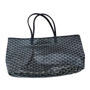GOYARD painted Saint Louis PM Tote Bag Coated Canvas Authentic 20"